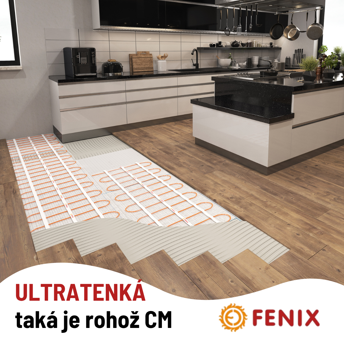 Ultratenká vykurovacia rohož CM 150 W/m2. Keď sa každý milimeter počíta! Ultratenká vykurovacia rohož CM 150 W/m2. Keď sa každý milimeter počíta!
